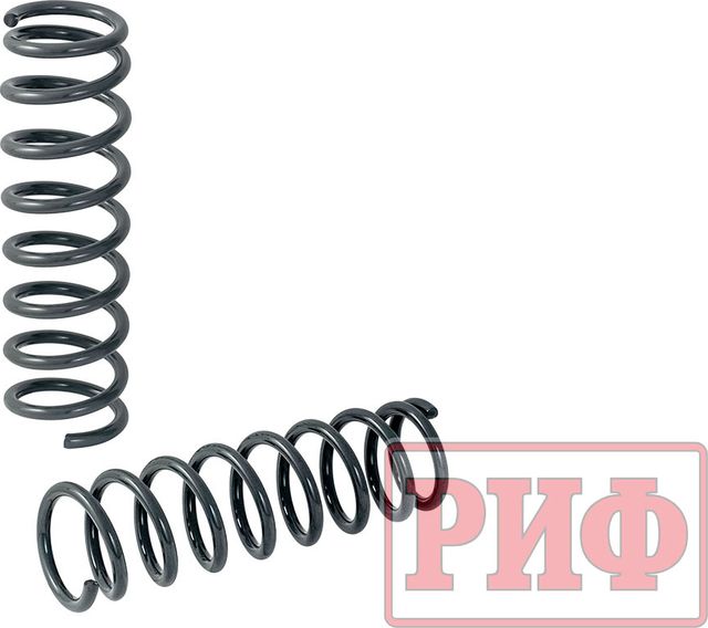 Пружины задние РИФ (2 шт) для Suzuki Jimny 1998-2018, нагрузка 0-50 кг, лифт 75 мм. Артикул 09-045B