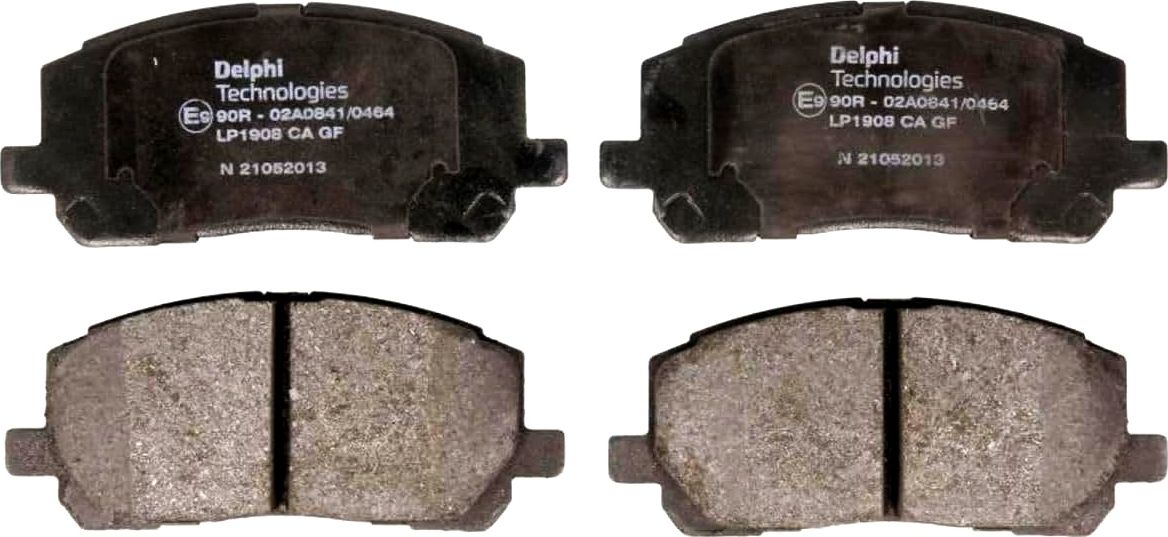Тормозные колодки Delphi (Low-Metallic). Артикул LP1908