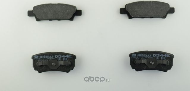 Колодки тормозные (Intelli). Артикул D344E