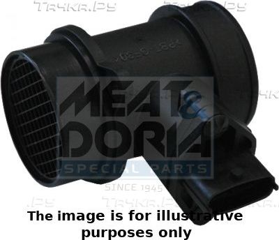 Датчик массового расхода воздуха (ДМРВ) Meat & Doria для Lancia Musa I 2004-2012. Артикул 86088E
