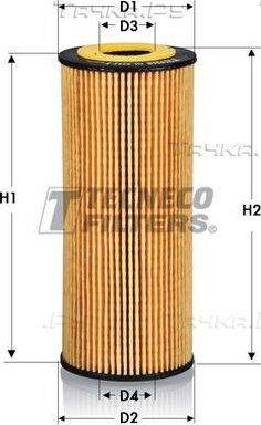 Масляный фильтр  Tecneco Filters для Audi A7 I (4G) 2010-2015. Артикул OL0242E
