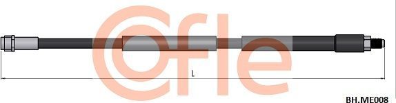 Тормозной шланг Cofle. Артикул 92.BH.ME008
