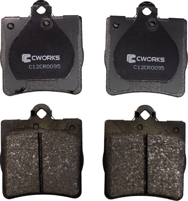 Колодки тормозные задние (Low Metallic) (Cworks). Артикул C12CR0095