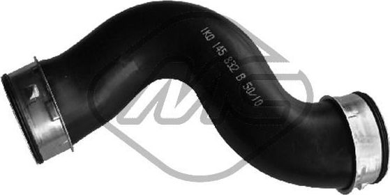 Патрубок интеркулера Metalcaucho. Артикул 09411