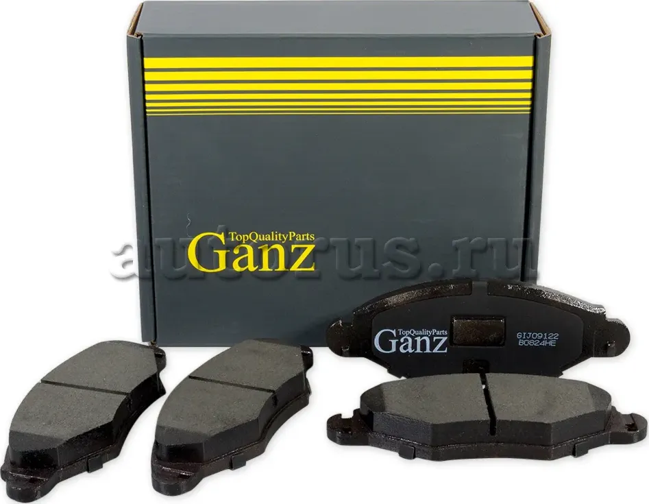 Колодки торм.пер. (Ganz). Артикул GIJ09122