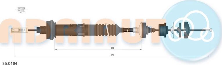 Трос сцепления Adriauto. Артикул 35.0164