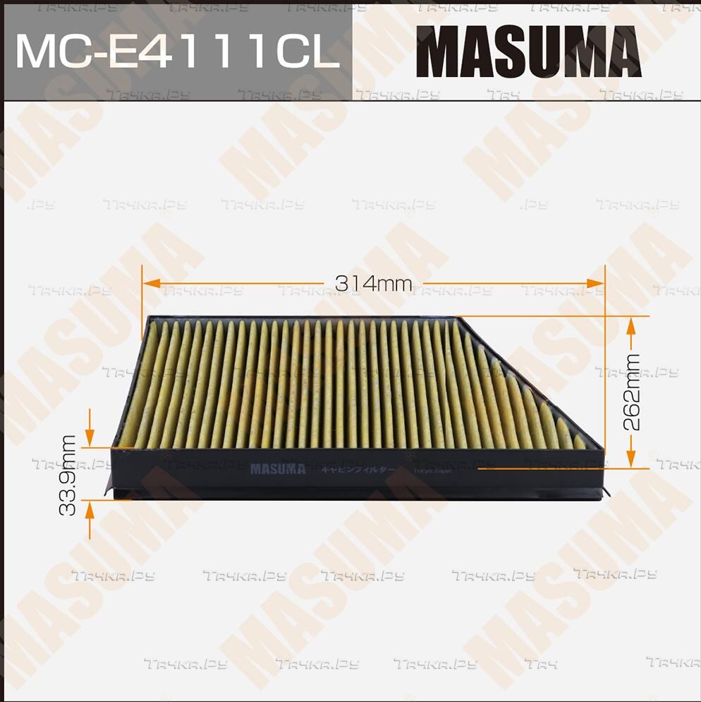 Салонный фильтр Masuma. Артикул MC-E4111CL