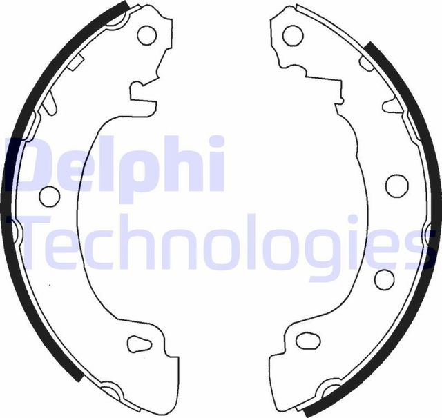 Тормозные колодки Delphi. Артикул LS1724