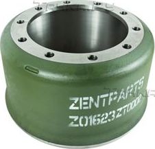 Тормозной барабан Zentparts для MAN NL 1989-2026. Артикул Z01623