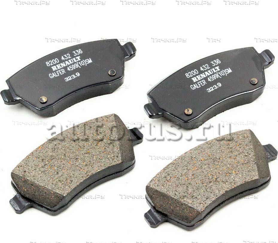 Тормозные колодки Renault передние для Renault Twingo II 2007-2014. Артикул 410608481R