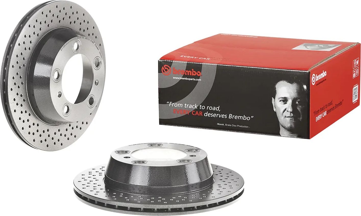 Тормозной диск Brembo PRIME LINE - UV Coated. Артикул 09.8998.11