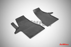 Коврики резиновые Seintex с узором сетка (для коммерческого транспорта) для салона Volkswagen Transporter T5 2003-2015. Артикул 83114