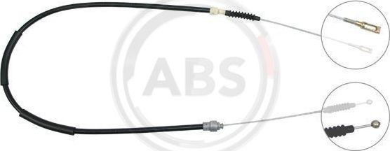 Трос ручника (тросик ручного тормоза) ABS. Артикул K10056