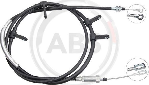Трос ручника (тросик ручного тормоза) ABS. Артикул K13985