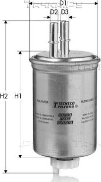 Топливный фильтр  Tecneco Filters. Артикул GS226