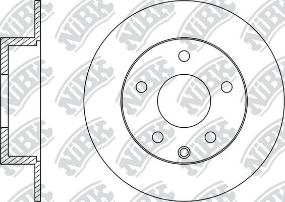 Тормозной диск NiBK задний для Jeep Compass I 2006-2016. Артикул RN1402