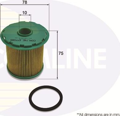 Топливный фильтр Comline. Артикул EFF085