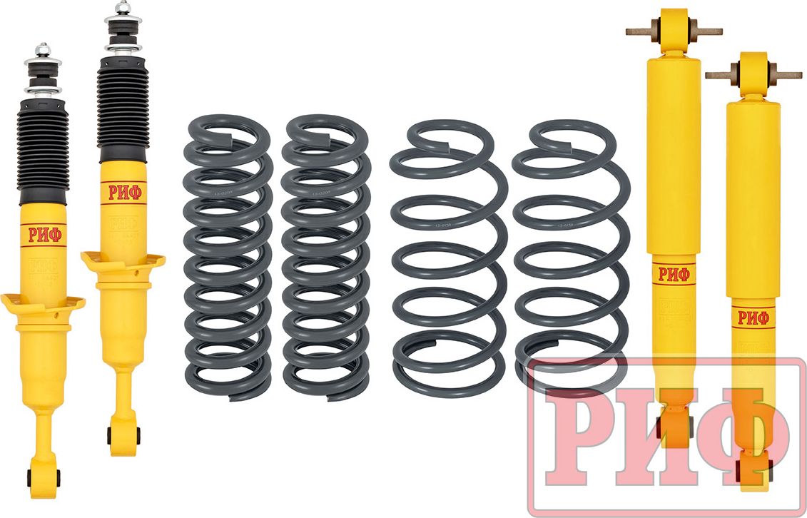 Лифт-комплект РИФ мягкий для Changan Hunter Plus 2023-2026, лифт 30 мм. Артикул RIF-ChHP-EA