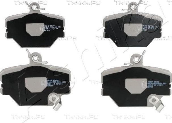 Тормозные колодки ASHIKA передние для Smart Fortwo II (W451) 2007-2015. Артикул 50-0M-000