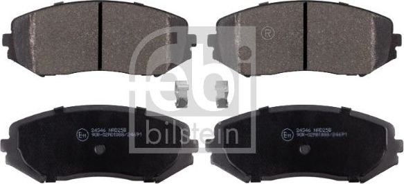 Тормозные колодки Febi Bilstein. Артикул 16648