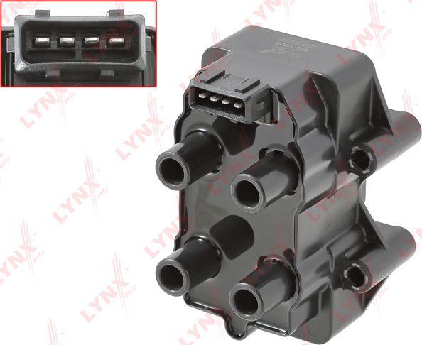 Катушка зажигания LYNXauto для Chery Fora (A21) 2004-2012. Артикул SPL1006