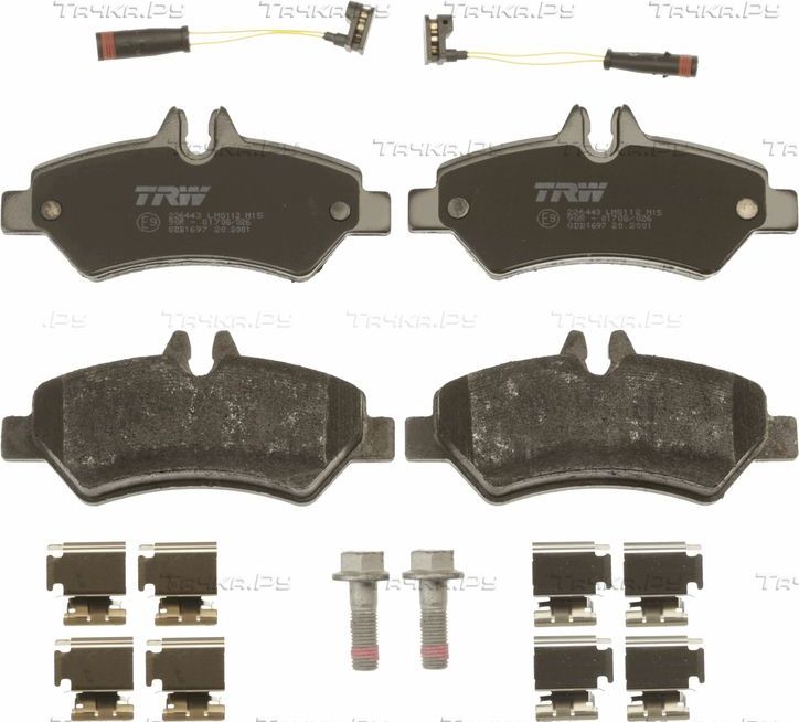 Тормозные колодки TRW COTEC задние для Mercedes-Benz Sprinter 906 2006-2026. Артикул GDB1697