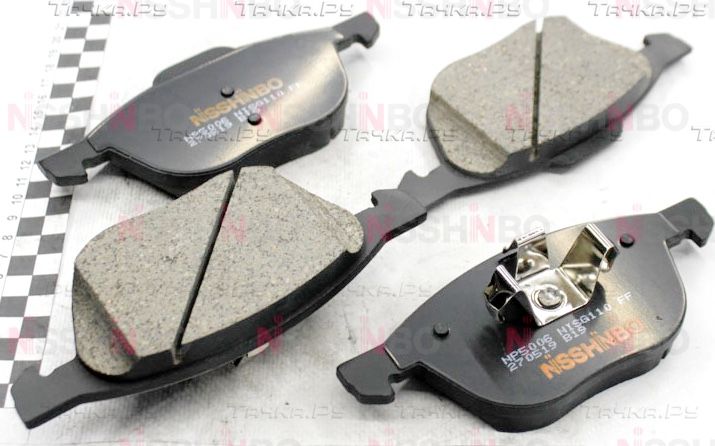 Тормозные колодки Nisshinbo передние для Ford Focus III 2010-2019. Артикул NP5006