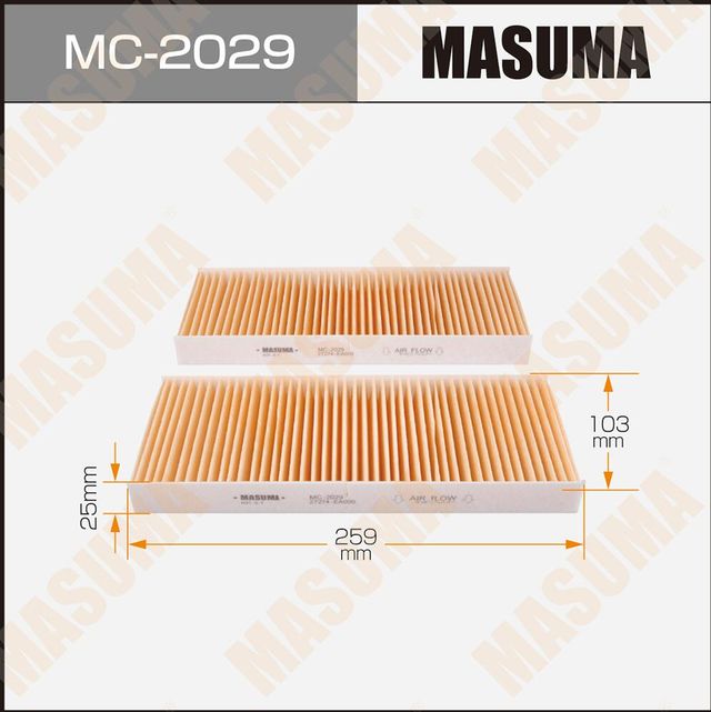 Салонный фильтр Masuma. Артикул MC-2029