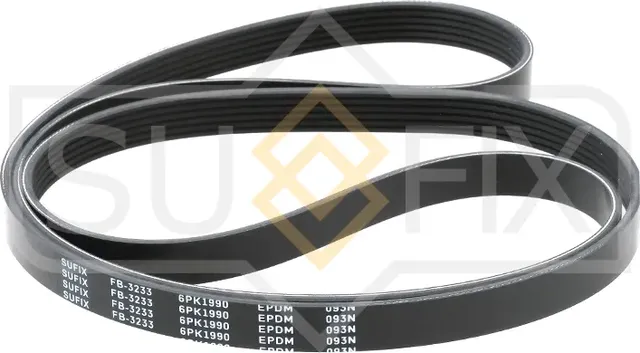 Ремень поликлиновый 6PK1990 (Sufix). Артикул FB-3233
