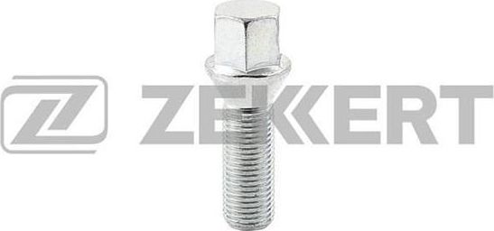 Болт колесный  конус  M14 x 1 5  длина резьбы 35  ключ 17  Цинк Zekkert. Артикул BE-4039