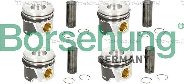 Поршневые кольца Borsehung для Audi A6 III (C6) 2004-2011. Артикул B19303
