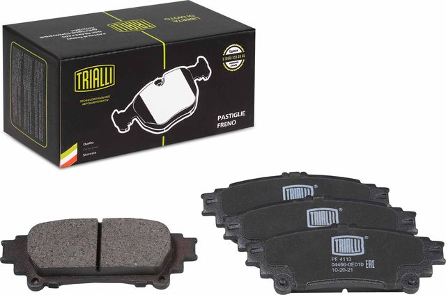 Тормозные колодки Trialli (Low-Metallic). Артикул PF 4113