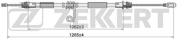 Трос ручника (тросик ручного тормоза) Zekkert. Артикул BZ-1076