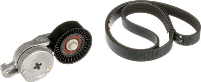 Приводной ремень поликлиновой с роликами (комплект) Gates Micro-V® для Toyota Highlander II (U40) 2008-2014. Артикул K066PK1250