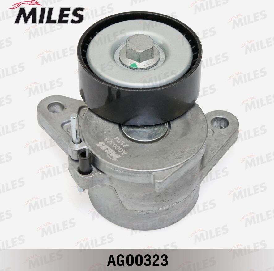 Натяжной ролик (натяжитель) приводного поликлинового ремня Miles. Артикул AG00323