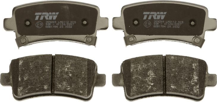 Тормозные колодки TRW COTEC. Артикул GDB1784