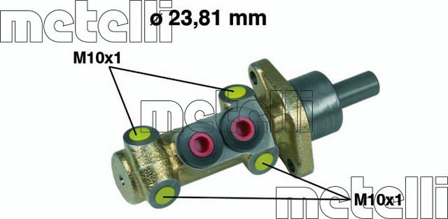 Тормозной цилиндр главный Metelli для Volkswagen Sharan I 1995-2010. Артикул 05-0398