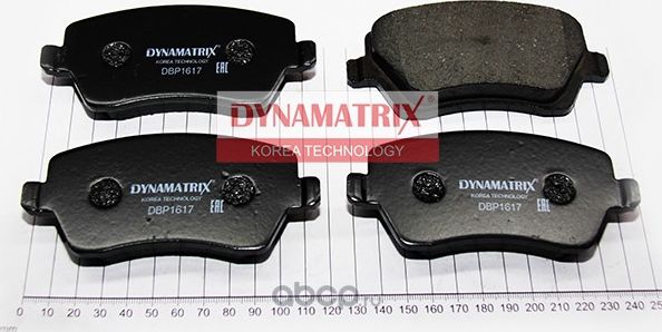 Колодки тормозные дисковые (Dynamatrix-Korea) Dynamatrix-Korea. Артикул DBP1617