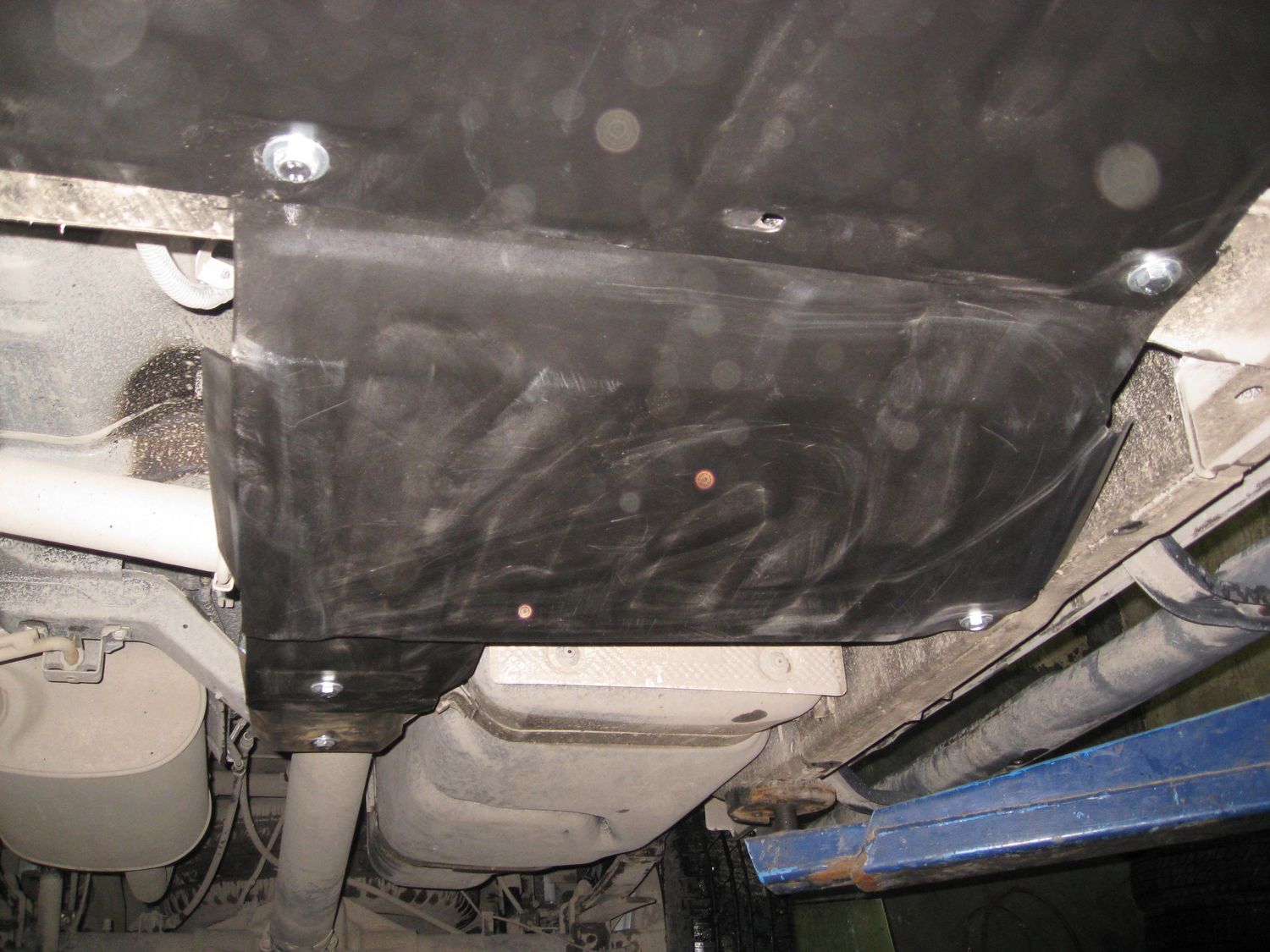 Защита Alfeco для раздатки Nissan Navara D40 2005-2015. Артикул ALF.15.08