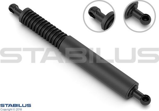 Амортизатор (упор) багажника Stabilus Lift-O-Mat®. Артикул 437135