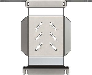 Защита алюминиевая АВС-Дизайн для редуктора Genesis GV70 2020-2026. Артикул 10.28ABC