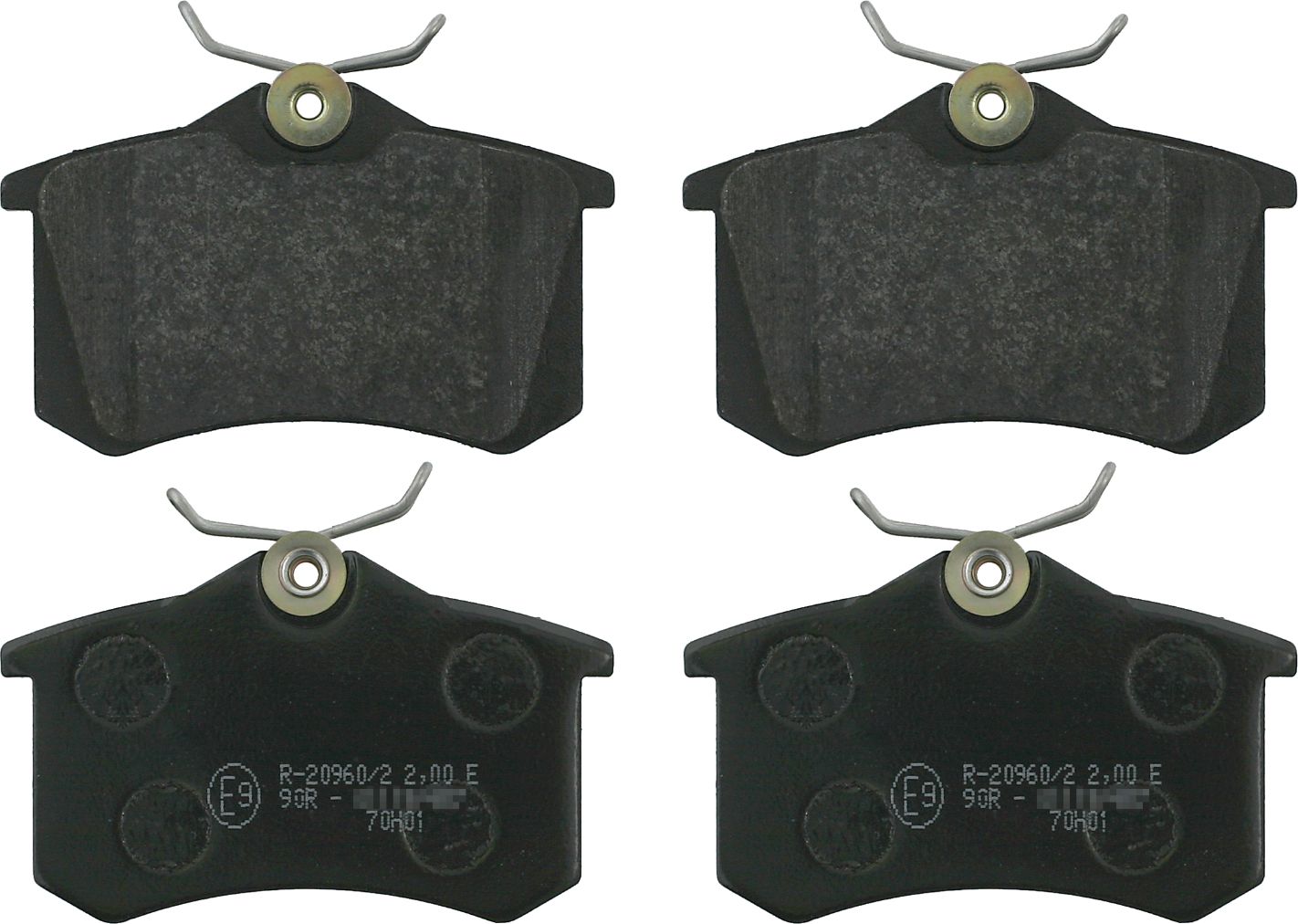 Тормозные колодки Blue Print задние для Audi A4 II (B6) 2000-2004. Артикул ADR164201