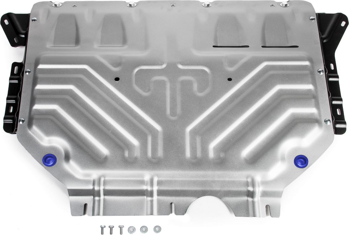 Защита алюминиевая Rival для картера и КПП Audi Q3 II FWD 2018-2026. Артикул 333.0353.1