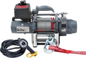 Лебёдка электрическая 12V COMEUP DV-6 STD 6000 lbs 2722 кг со стандартным барабаном (EAC) (Стальной трос). Артикул 854751