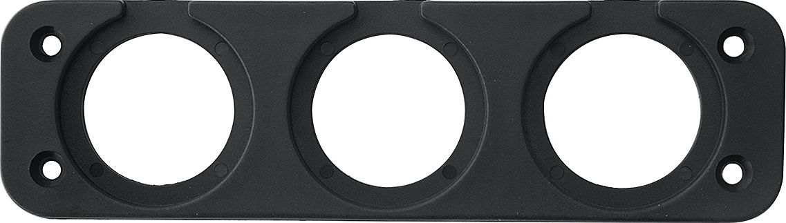 Панель монтажная РИФ для приборов три отверстия. Артикул RIF22-6-0007900