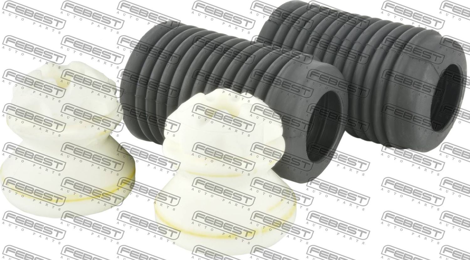 Комплект отбойников и пыльников амортизаторов (стоек) Febest. Артикул BMSHB-F10F-KIT