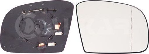 Зеркальное стекло бокового зеркала Alkar правое для Mercedes-Benz M-Класс II (W164) 2005-2009. Артикул 6432694