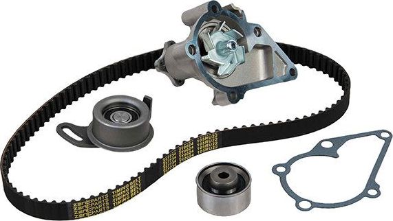 Помпа (водяной насос) с комплектом ремня ГРМ Zentparts. Артикул Z37734