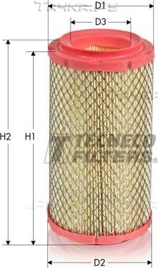 Воздушный фильтр  Tecneco Filters. Артикул AR93