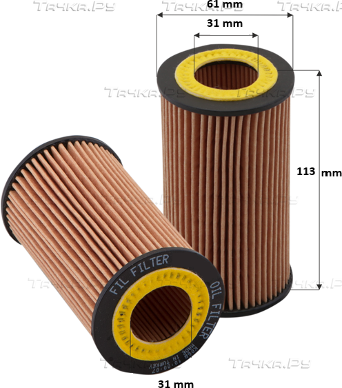 Масляный фильтр FIL Filter для Porsche Cayenne I (955) 2002-2007. Артикул MLE 1760